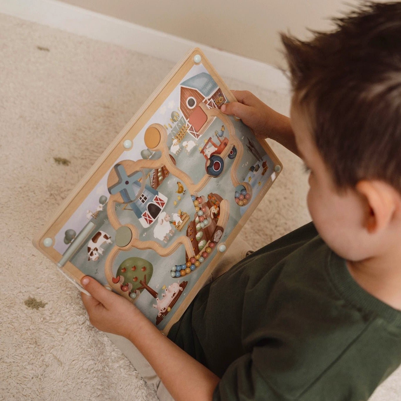 Little Dutch Magnetinis labirintas „Little Farm" - Uogų kopos