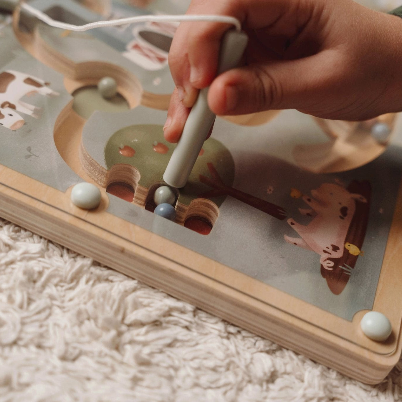 Little Dutch Magnetinis labirintas „Little Farm" - Uogų kopos