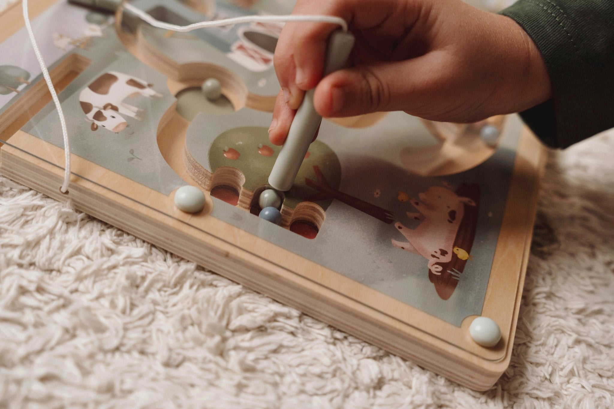 Little Dutch Magnetinis labirintas „Little Farm" - Uogų kopos