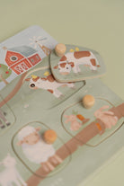 Little Dutch Medinė dėlionė su garsu „Little Farm" - Uogų kopos