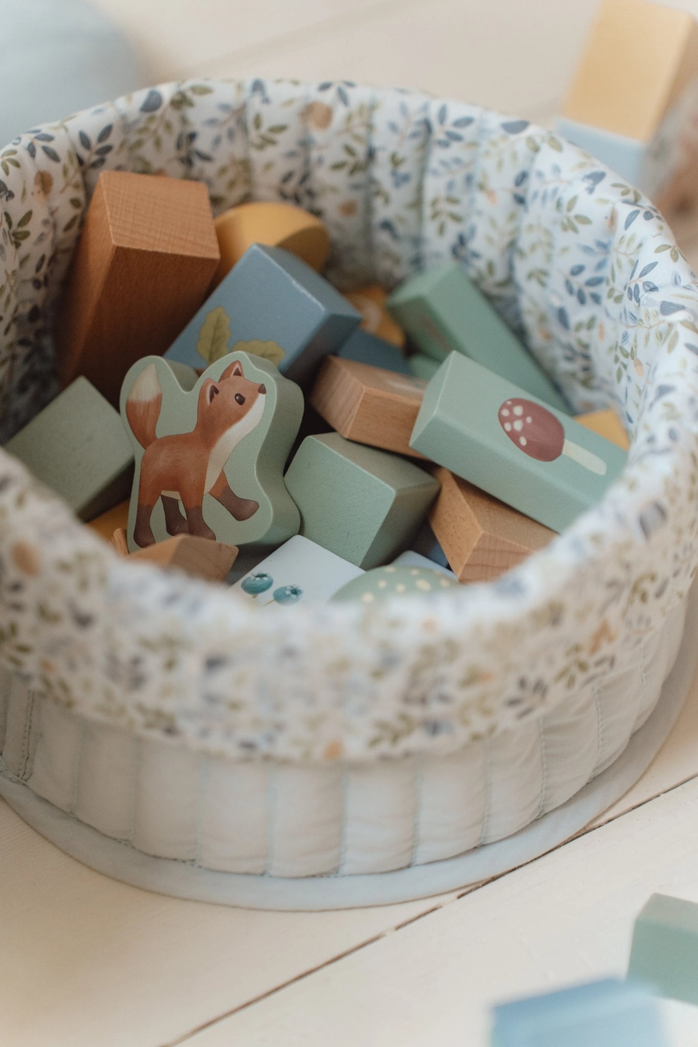 Little Dutch Medinės kaladėlės „Forest Friends" - Uogų kopos