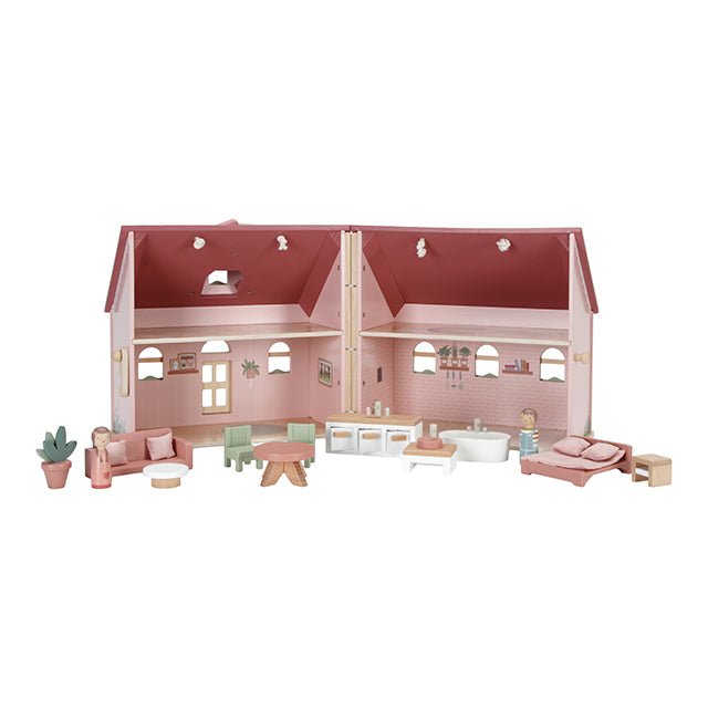 Little Dutch Medinis nešiojamas lėlių namelis - Uogų kopos