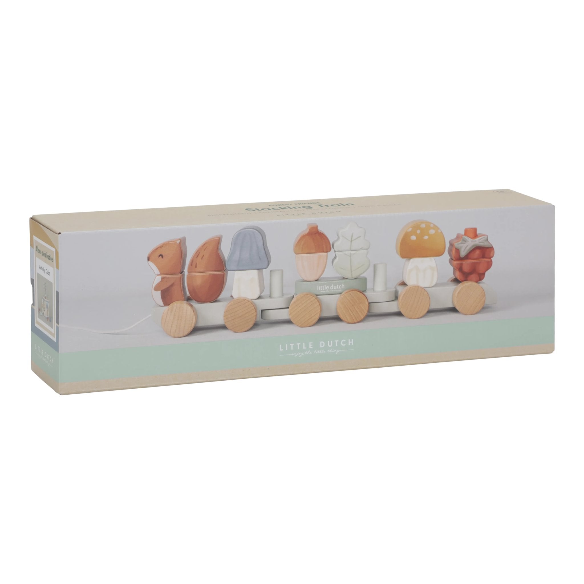 Little Dutch Medinis traukinukas „Forest Friends" - Uogų kopos