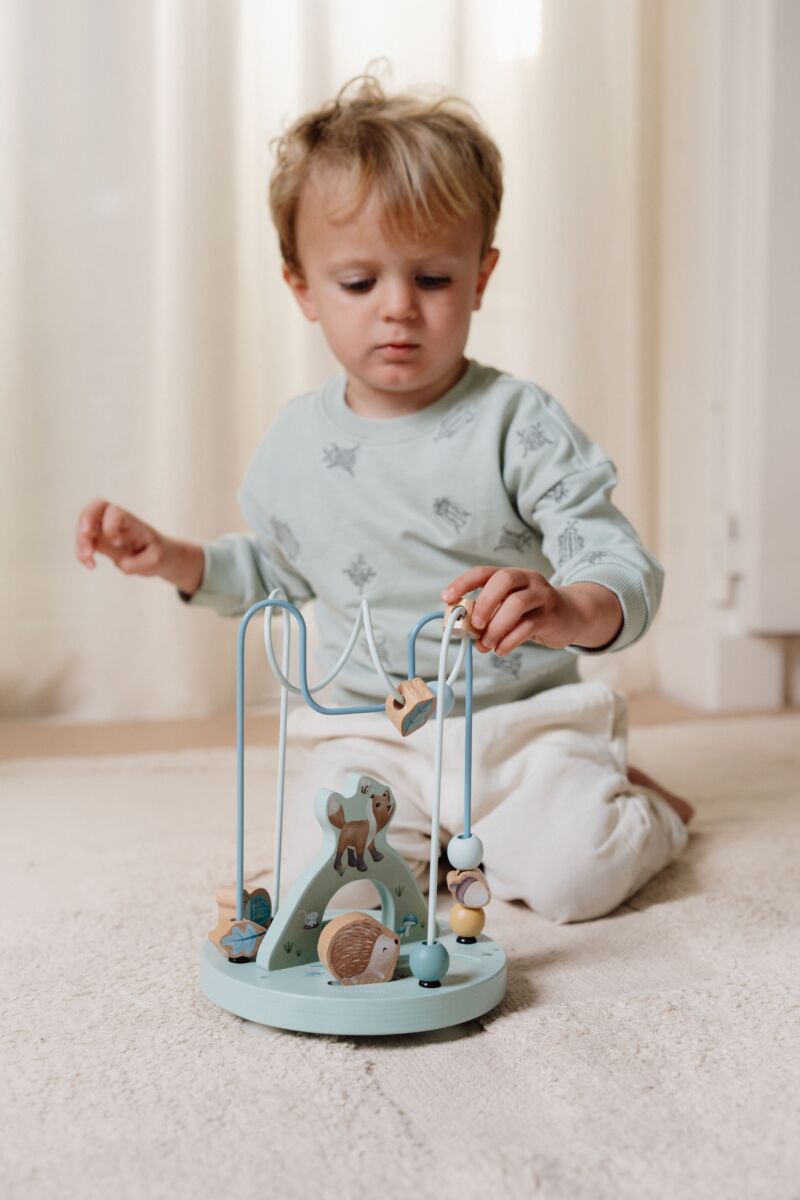 Little Dutch Medinis veiklos ratas "Miško draugai" - Uogų kopos