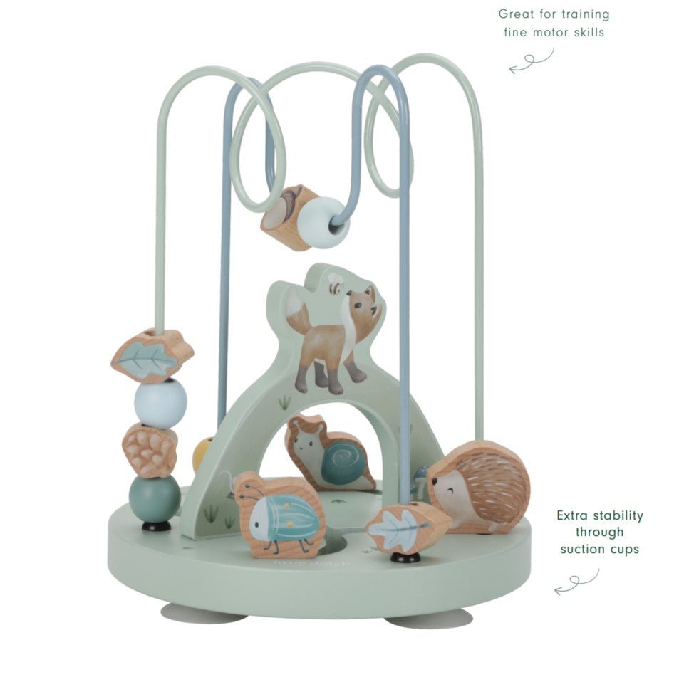 Little Dutch Medinis veiklos ratas "Miško draugai" - Uogų kopos