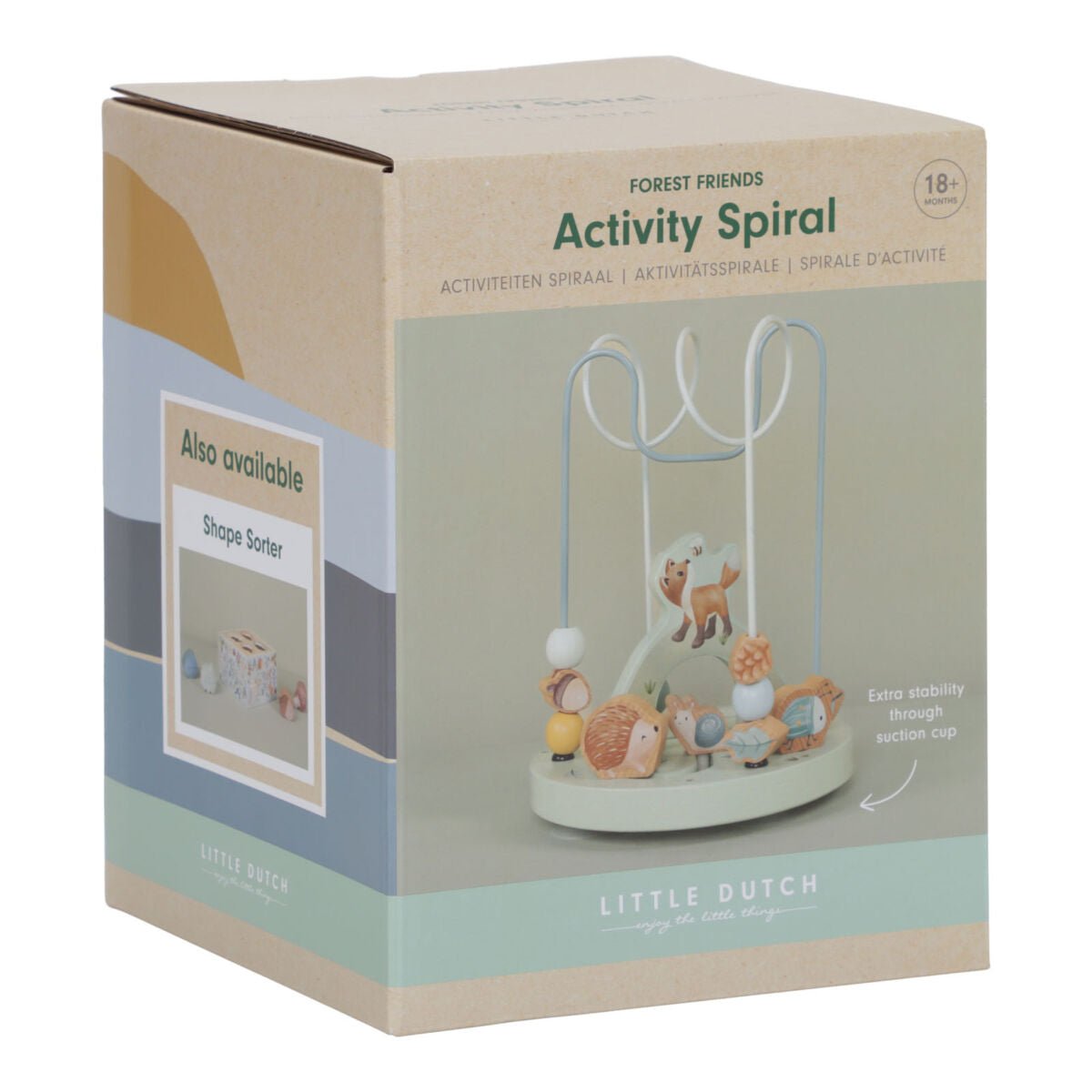 Little Dutch Medinis veiklos ratas "Miško draugai" - Uogų kopos