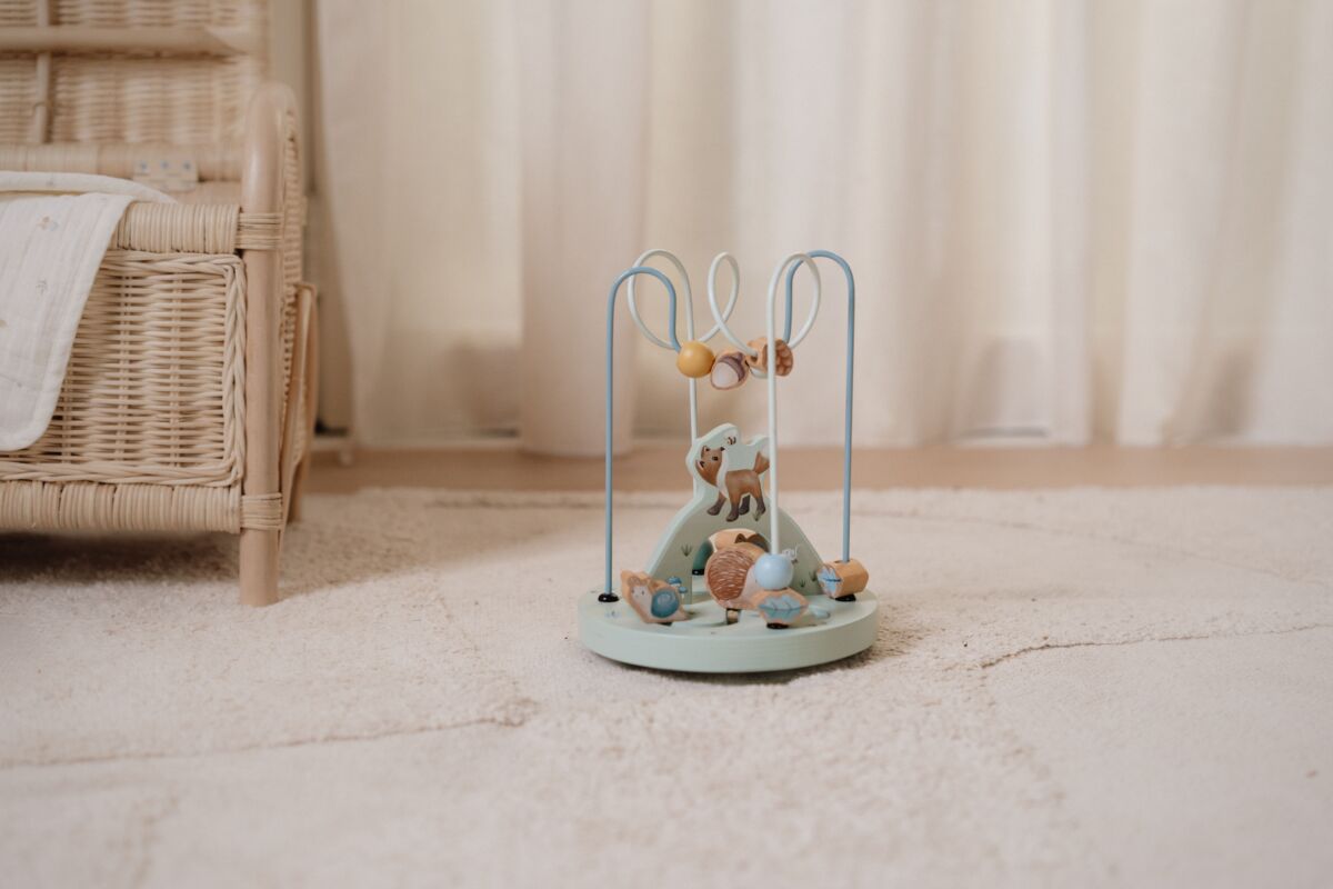 Little Dutch Medinis veiklos ratas "Miško draugai" - Uogų kopos