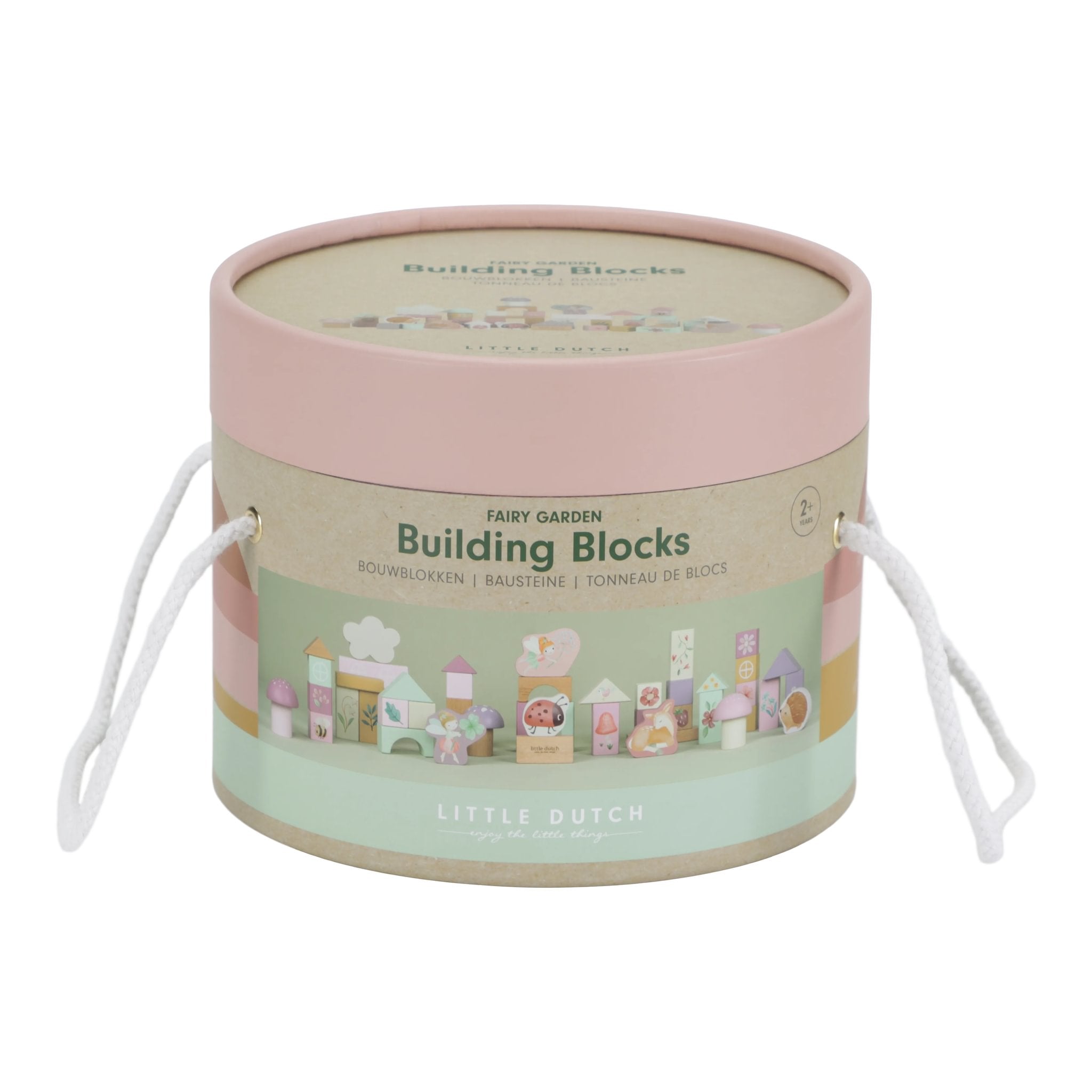 Little Dutch Medinių kaladėlių rinkinys „Fairy Garden“ - Uogų kopos