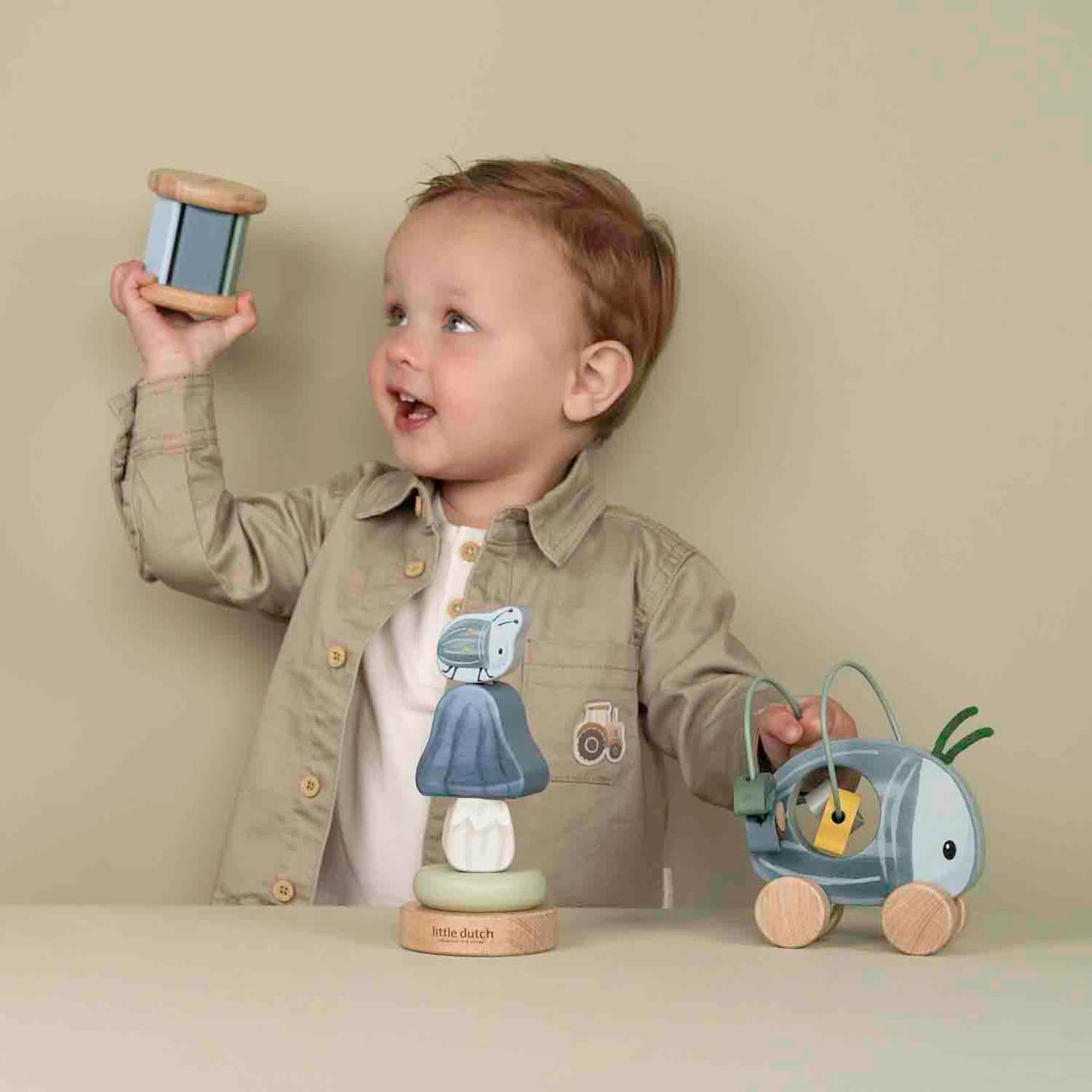 Little Dutch Medinių žaislų dovanų dėžutė "Miško draugai" - Uogų kopos