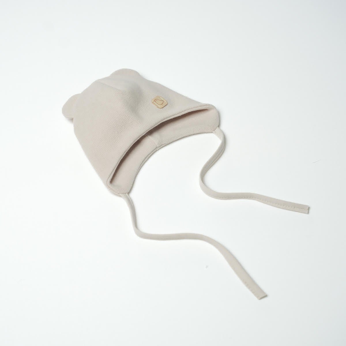 Vilaurita Medvilninė šilta kepurė naujagimiui - Pilka - Uogų kopos