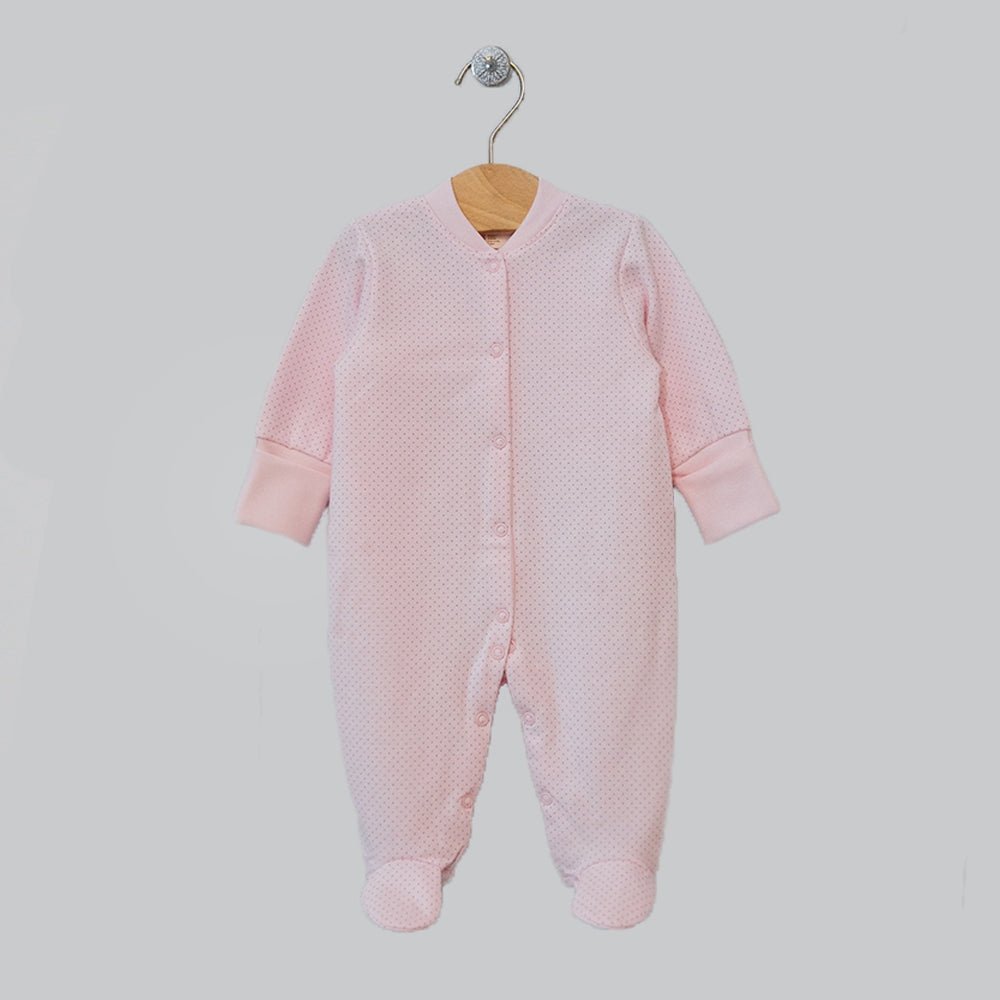 Vilaurita Medvilninis kombinezonas - Rožinė - Uogų kopos