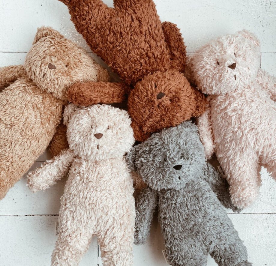 Moonie Migdukas Moonie 2.0 Organic Bear - Sand - Uogų kopos