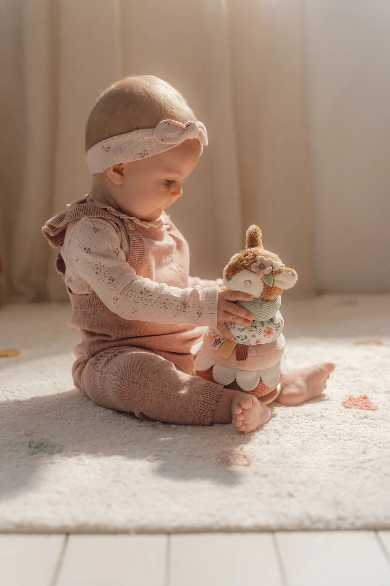 Little Dutch Minkšta dėliojimo piramidė „Fairy Garden“ - Uogų kopos