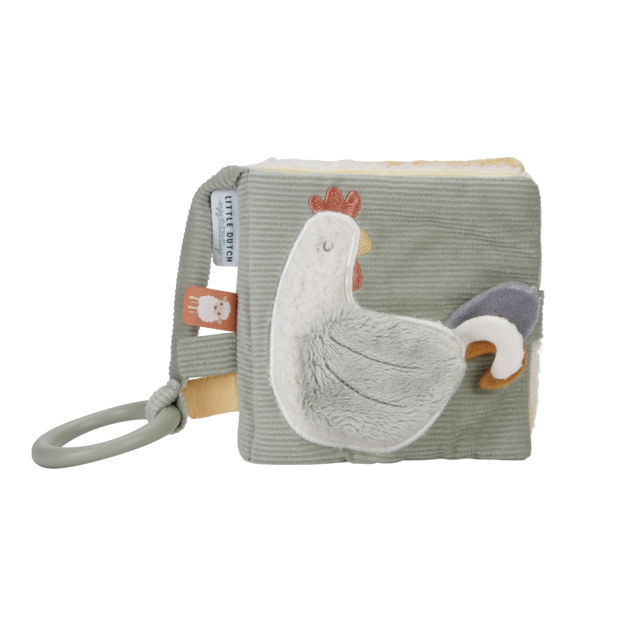 Little Dutch Minkšta lavinamoji knygelė „Mažasis ūkis“ - Uogų kopos