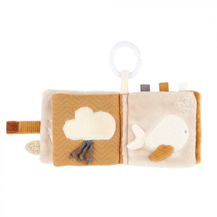 NATTOU Minkšta veiklos knygelė - Šunelis - Uogų kopos