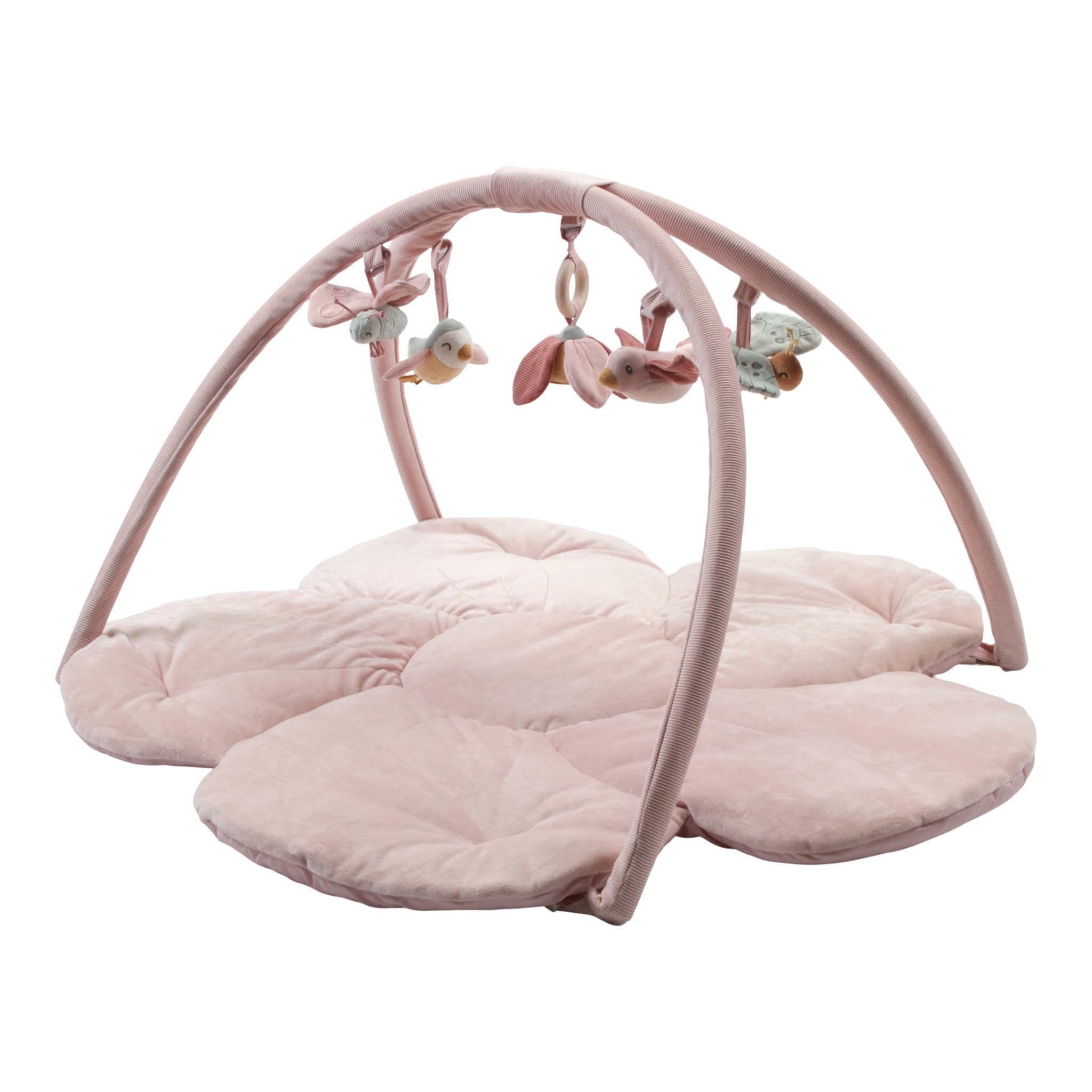 Little Dutch Minkštas veiklos kilimėlis „Flowers and Butterflies“ - Uogų kopos