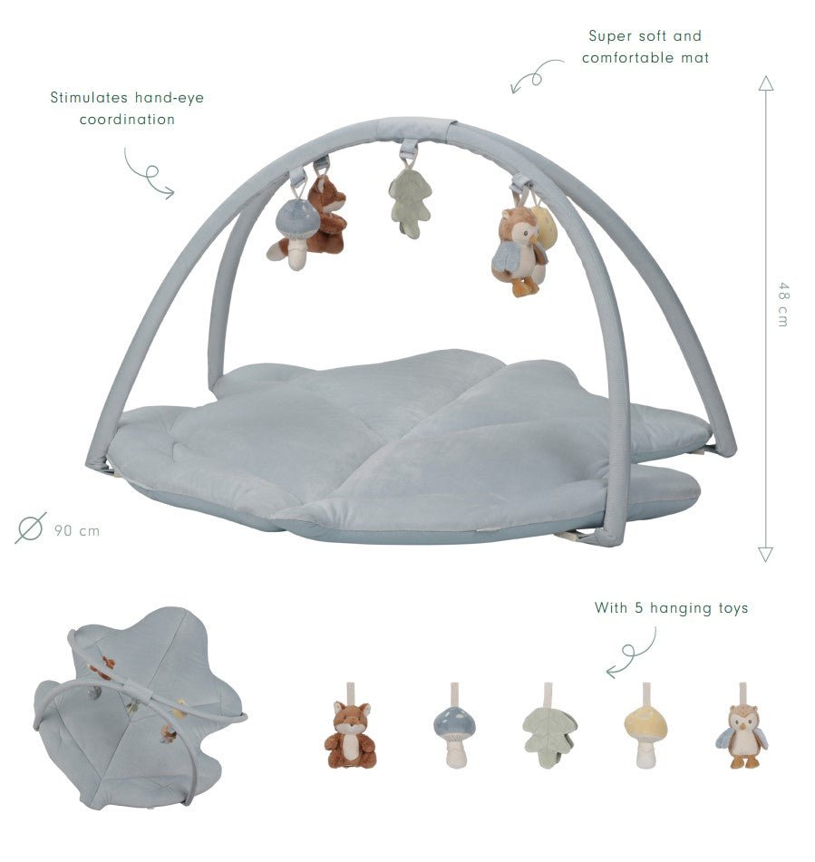 Little Dutch Minkštas veiklos kilimėlis "Miško Draugai" - Uogų kopos