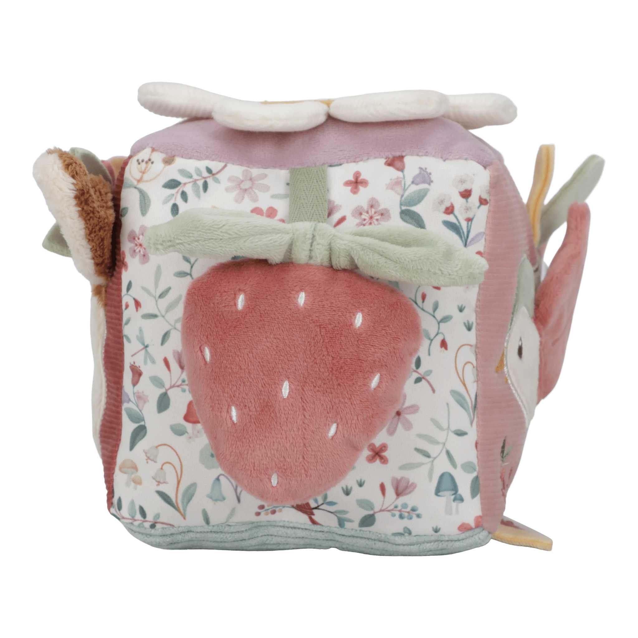 Little Dutch Minkštas veiklos kubas „Fairy Garden“ - Uogų kopos