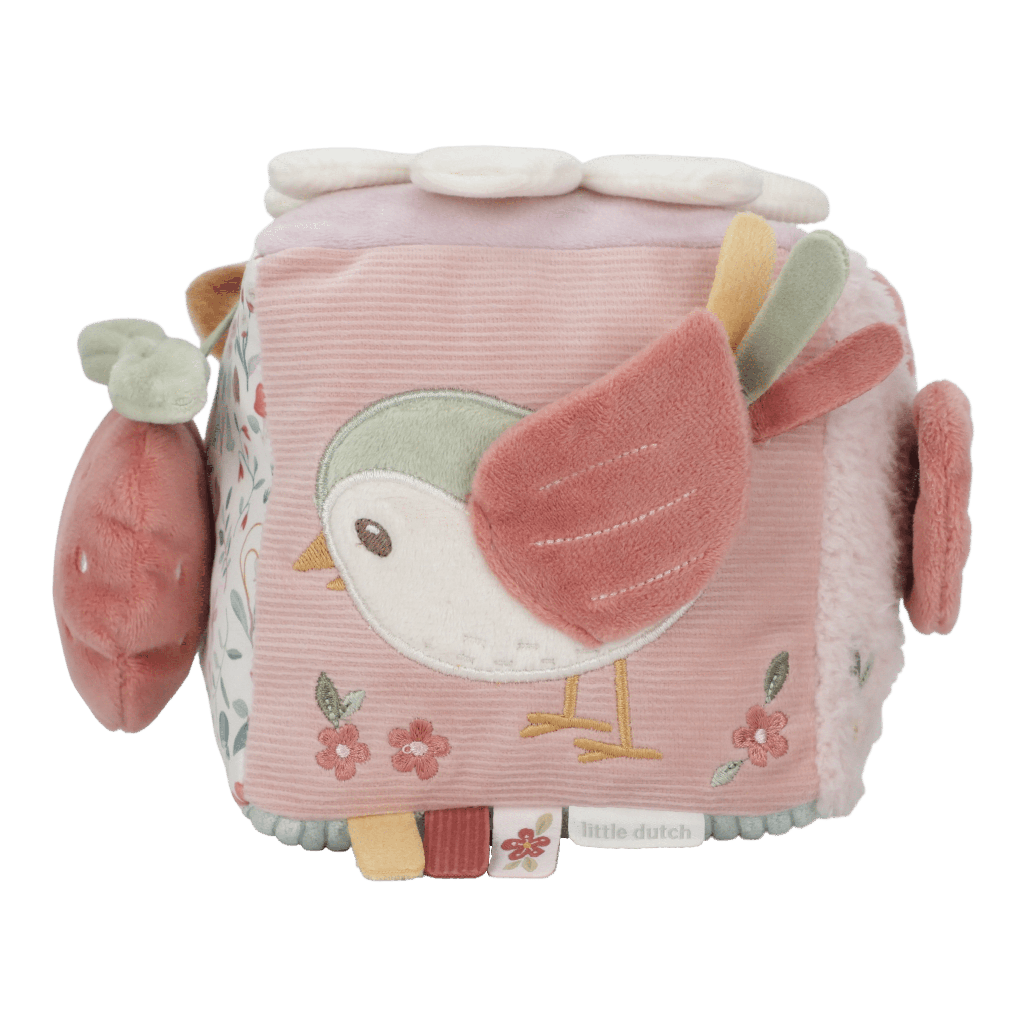 Little Dutch Minkštas veiklos kubas „Fairy Garden“ - Uogų kopos