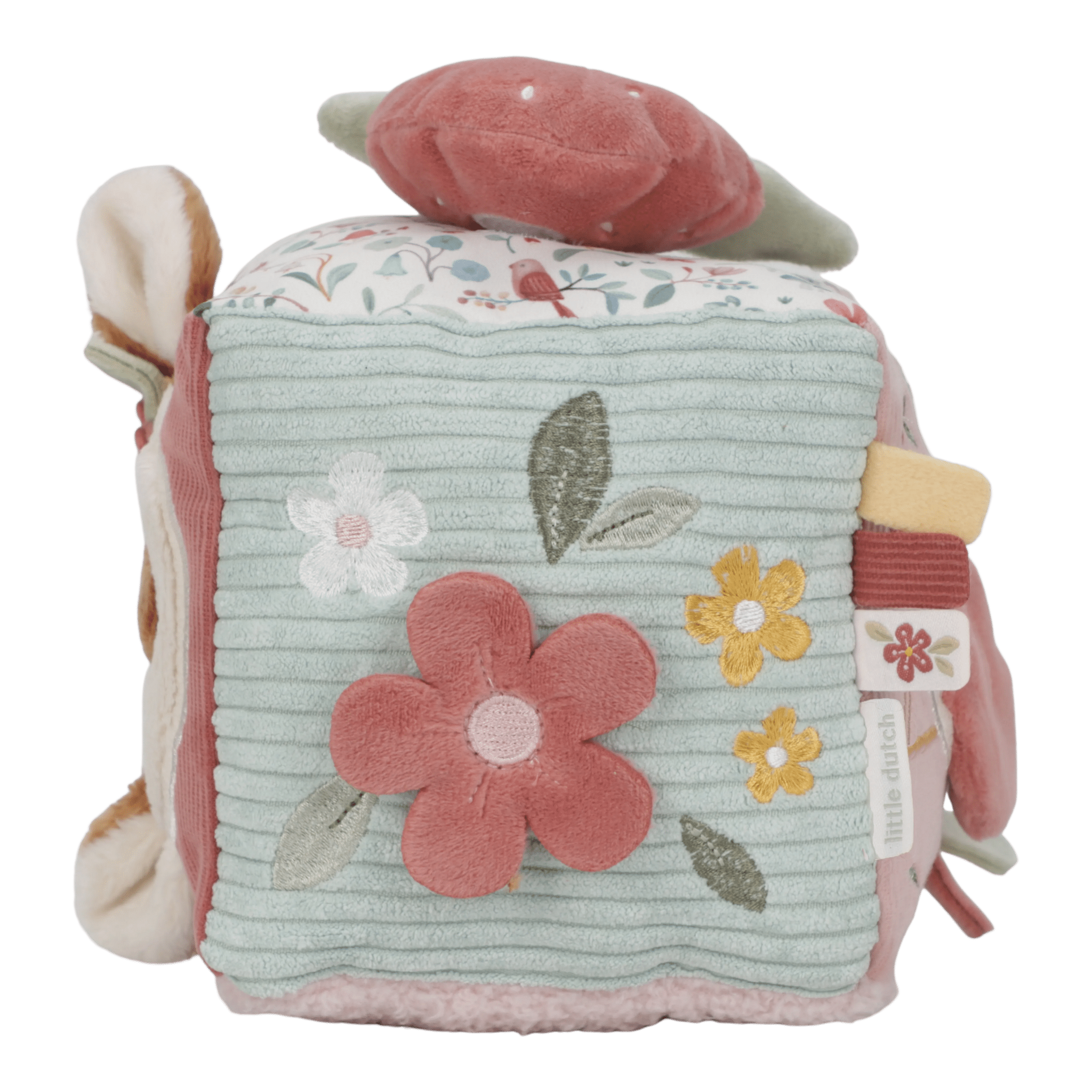 Little Dutch Minkštas veiklos kubas „Fairy Garden“ - Uogų kopos