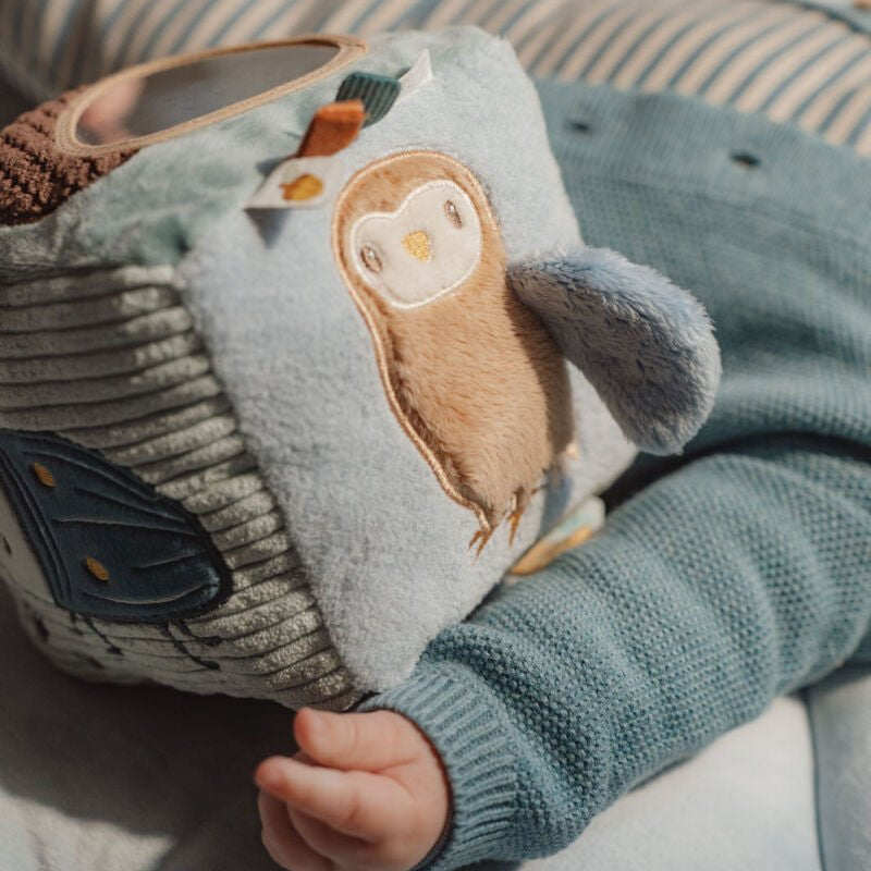 Little Dutch Minkštas veiklos kubas "Miško draugai" - Uogų kopos