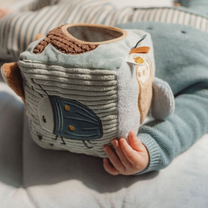 Little Dutch Minkštas veiklos kubas "Miško draugai" - Uogų kopos