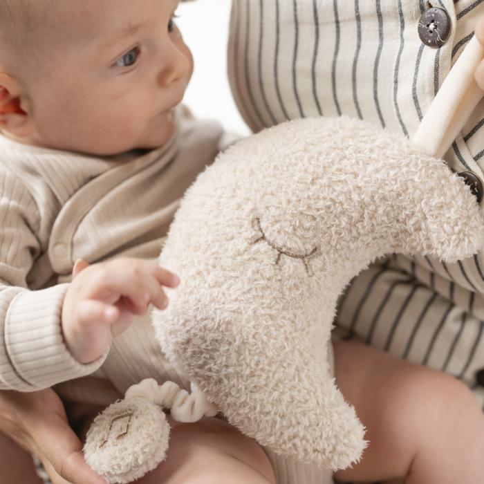 NATTOU Muzikinis pliušinis žaislas - Mėnulis - Uogų kopos