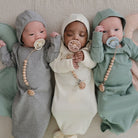 Mushie Naujagimio kepurėlė 0 - 3 mėn. - Smėlinė - Uogų kopos