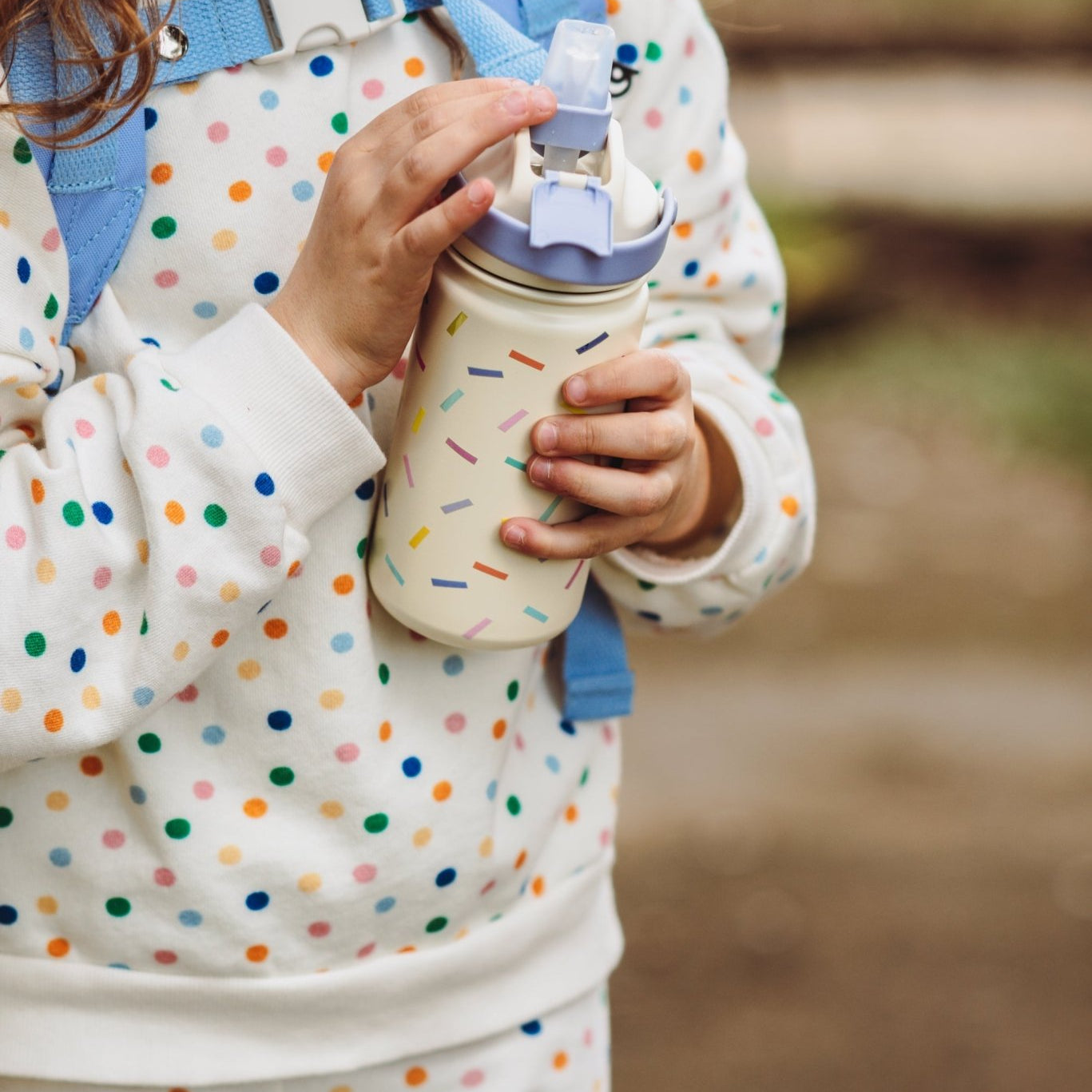 The Cotton Cloud Nerūdijančio plieno termogertuvė 420 ml - Confetti - Uogų kopos