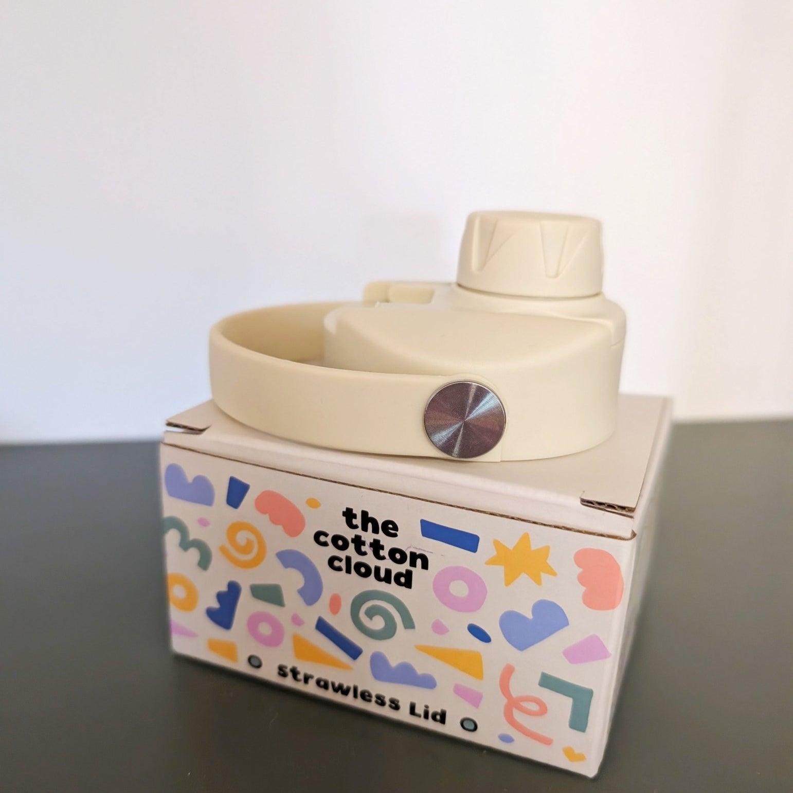 The Cotton Cloud Nerudyjančio plieninės gertuvės dangtelis - Snapelis - Uogų kopos