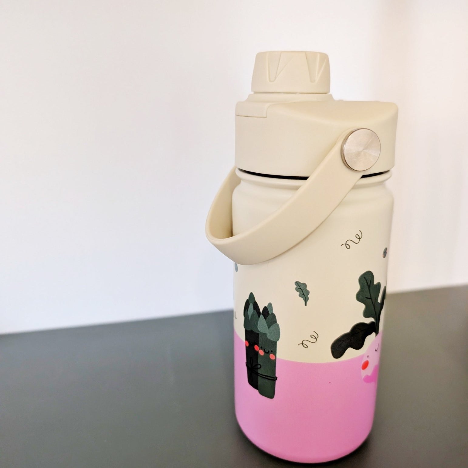 The Cotton Cloud Nerudyjančio plieninės gertuvės dangtelis - Snapelis - Uogų kopos