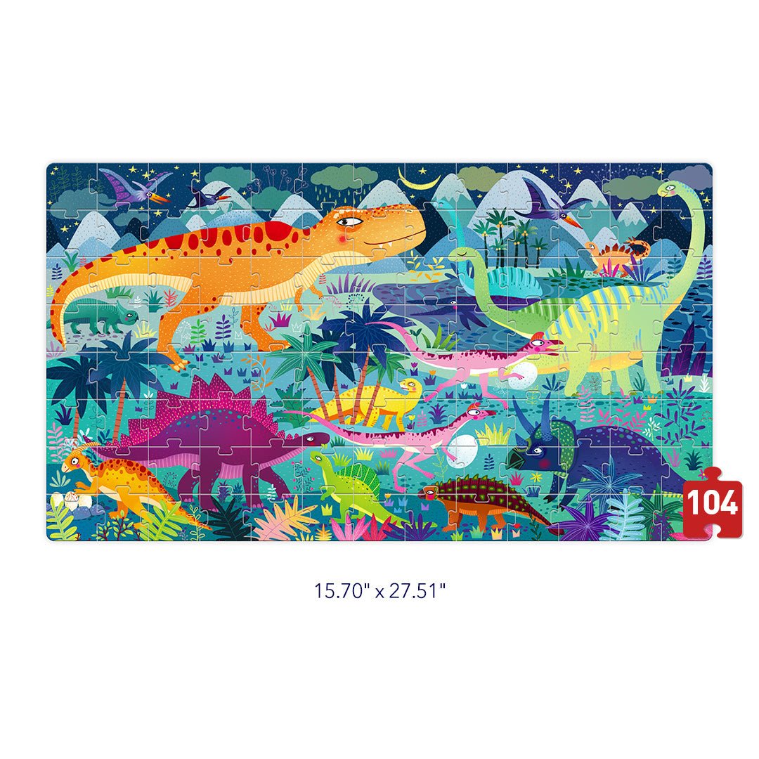 Mideer Nešiojama dėlionė - Dinozaurų amžius - Uogų kopos