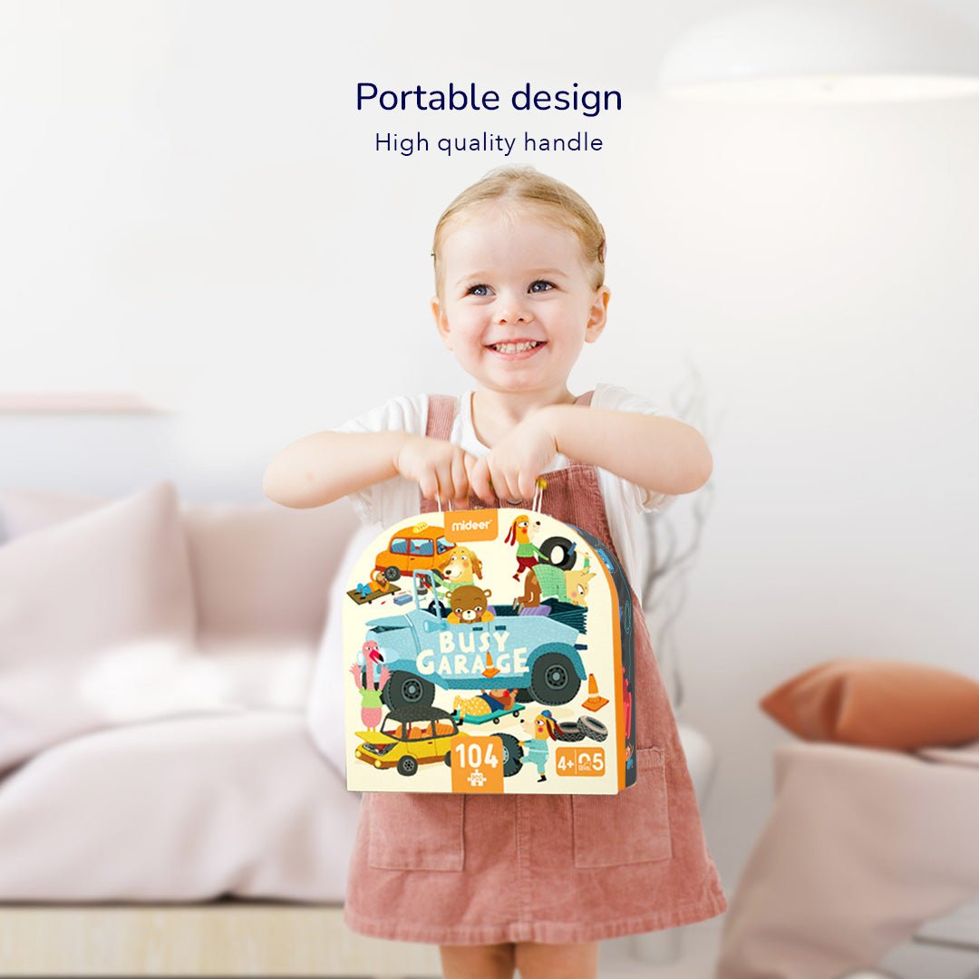 Mideer Nešiojama dėlionė - Garažas - Uogų kopos