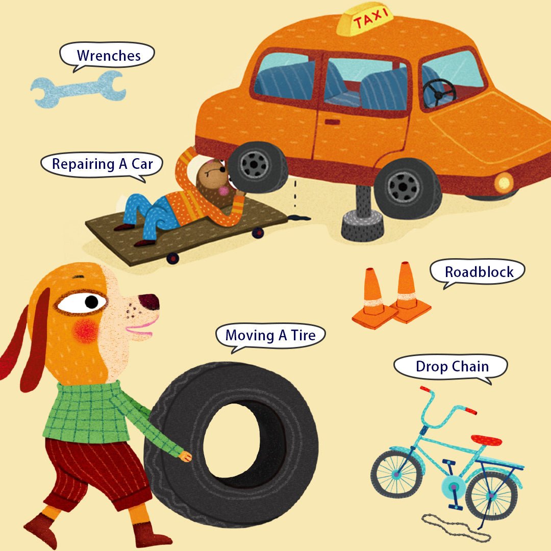 Mideer Nešiojama dėlionė - Garažas - Uogų kopos