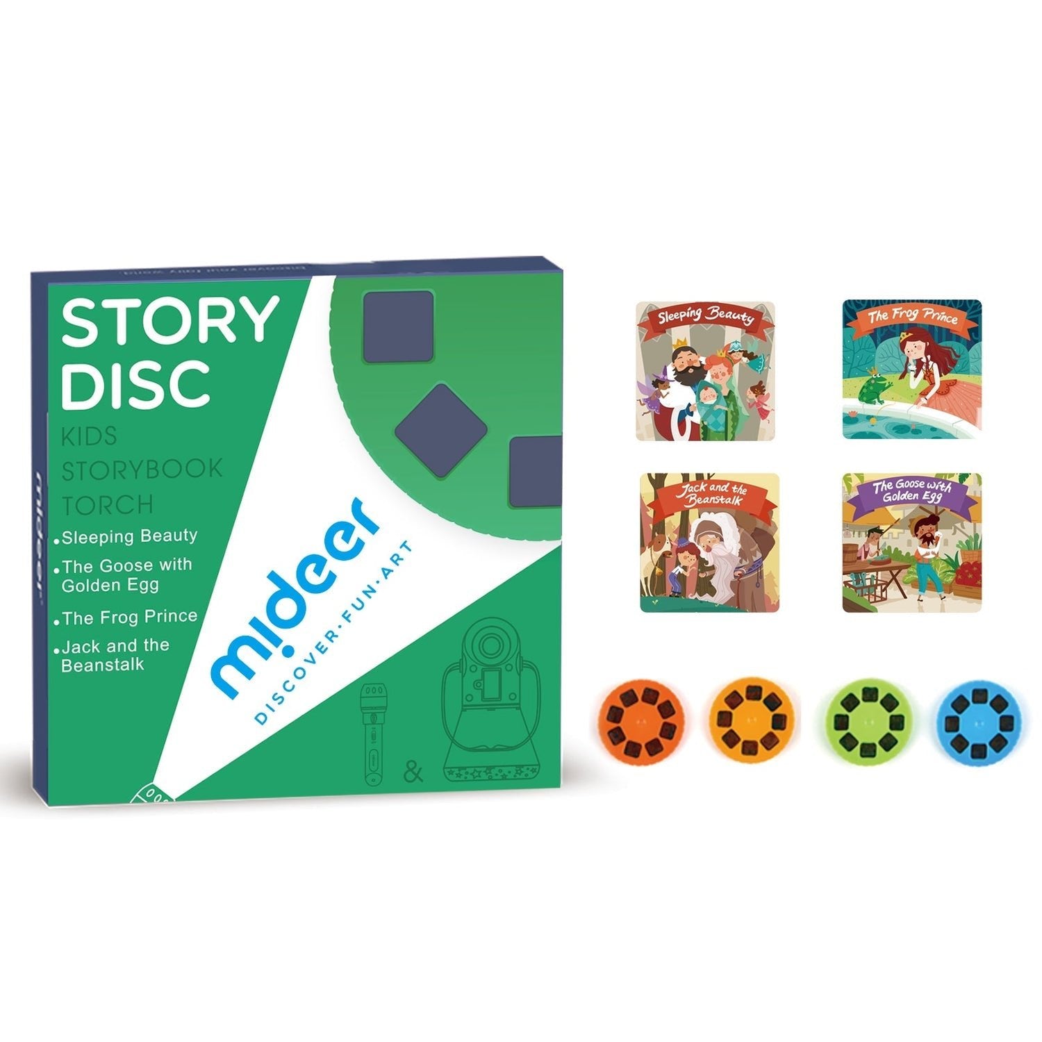 Mideer Pasakų papildymas projektoriui - Žalia - Uogų kopos