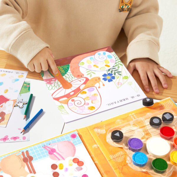 Mideer Piešimo pirštais rinkinys - Slaptas Sodas - Uogų kopos