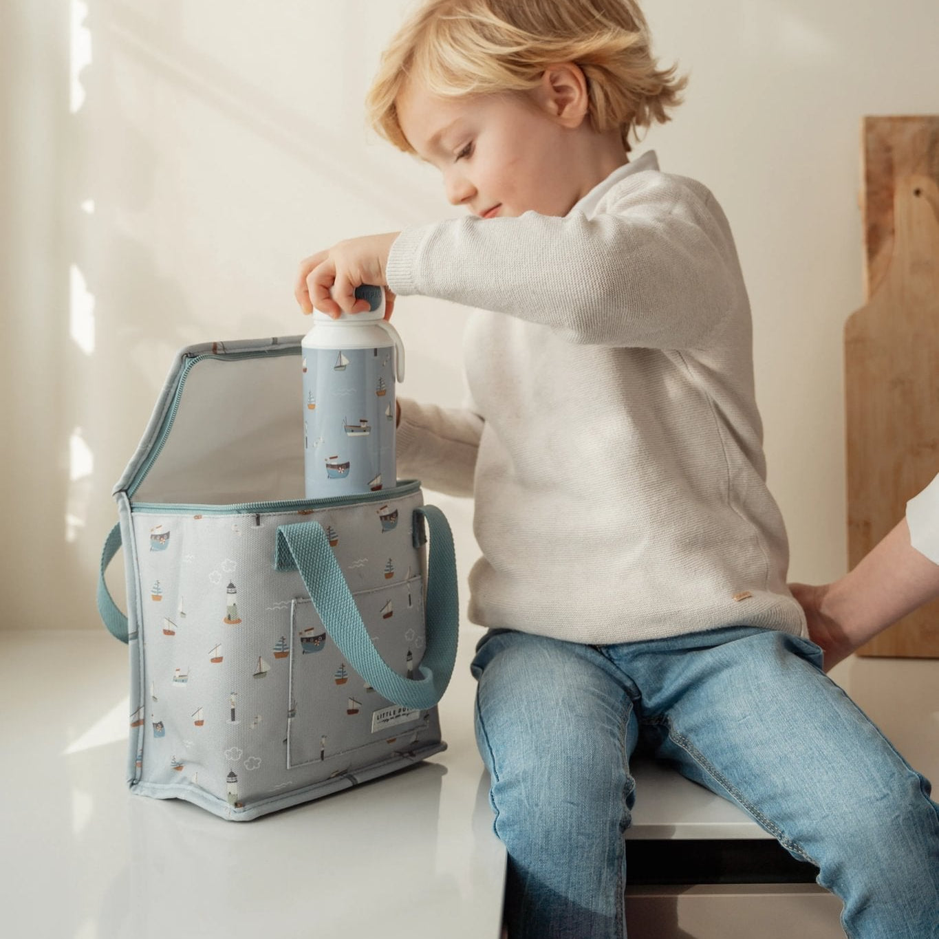 Little Dutch Pietų dėžutės ir gertuvės rinkinys „Sailors Bay“ - Uogų kopos