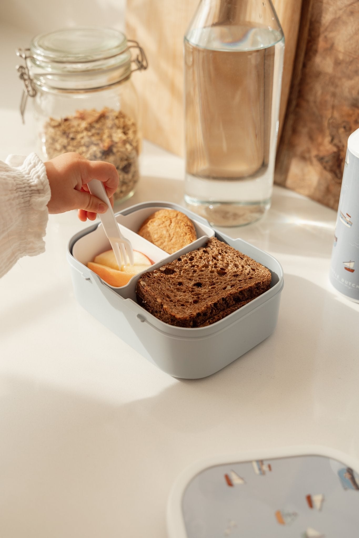 Little Dutch Pietų dėžutės ir gertuvės rinkinys „Sailors Bay“ - Uogų kopos