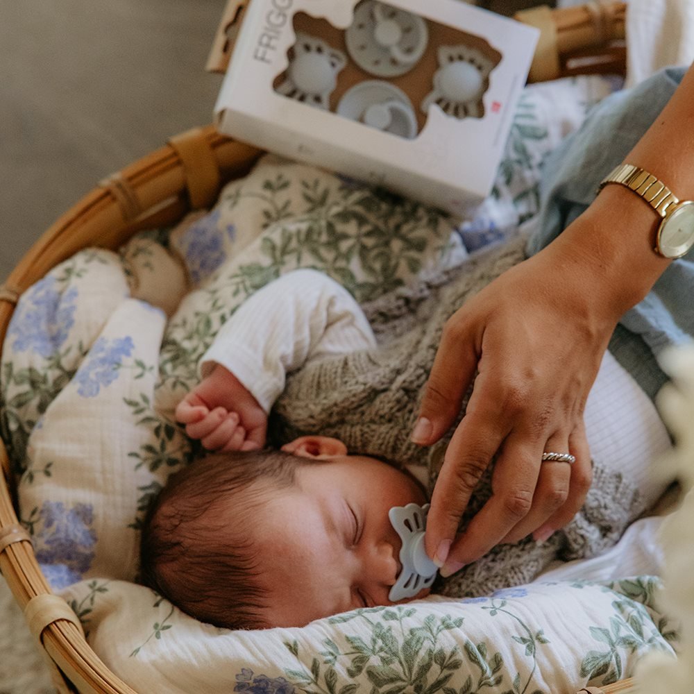 FRIGG Pirmieji kūdikio čiulptukai 4vnt. - Moonlight Sailing - Uogų kopos