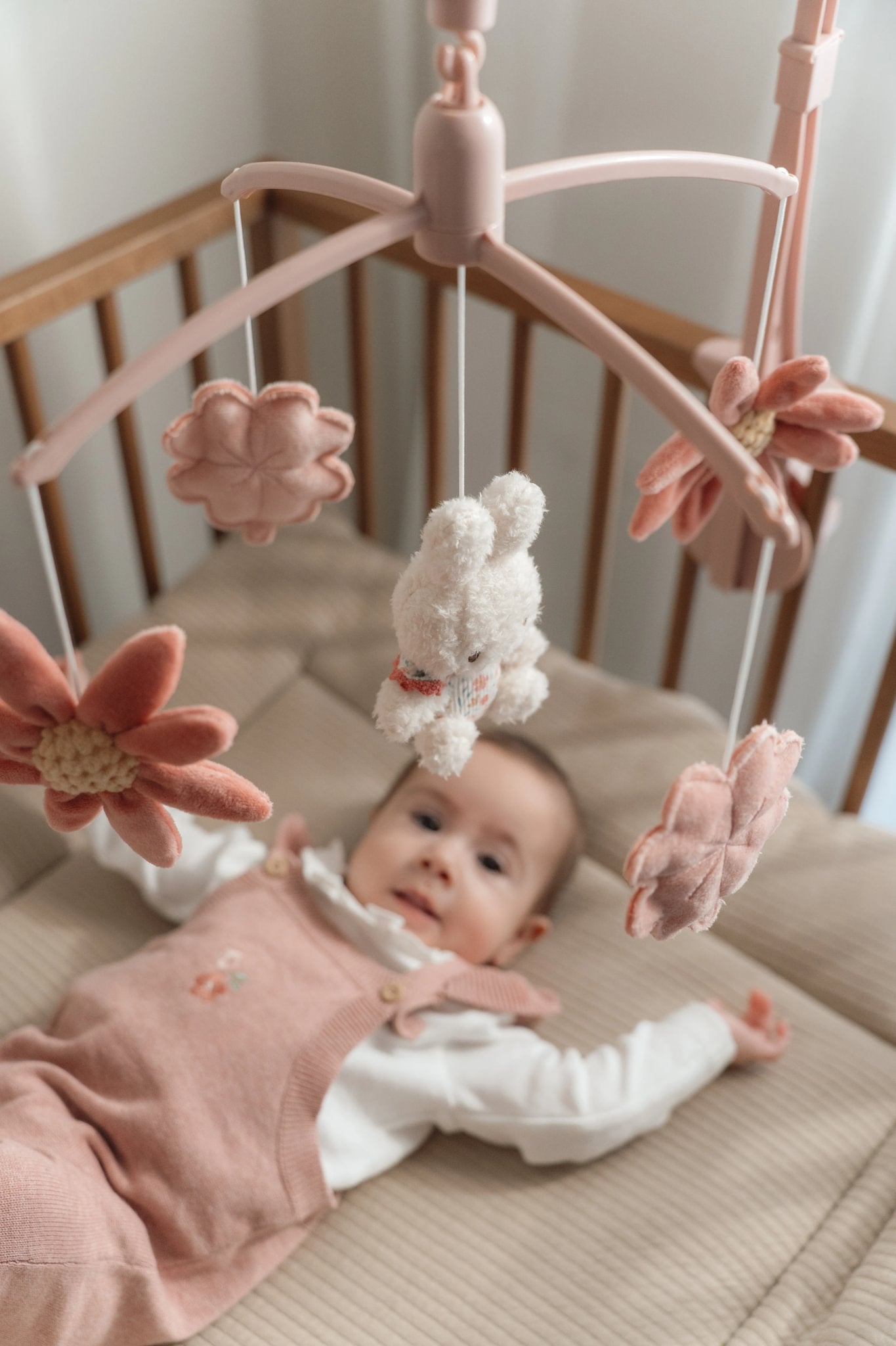 Little Dutch Plastikinė muzikinė karuselė "Lucky Blossom" - Uogų kopos