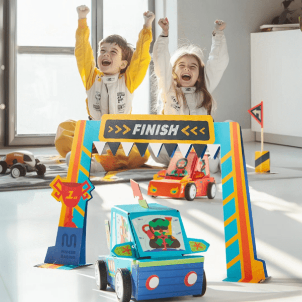 Mideer Popieriaus rankdarbių rinkinys – Automobiliai - Uogų kopos