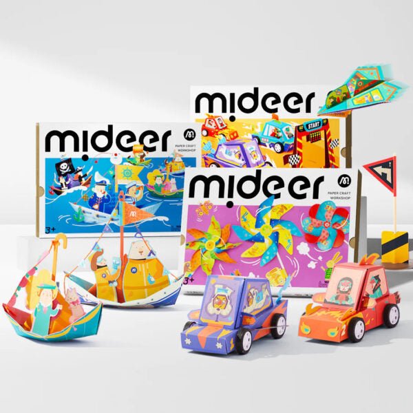 Mideer Popieriaus rankdarbių rinkinys – Lėktuvėliai - Uogų kopos