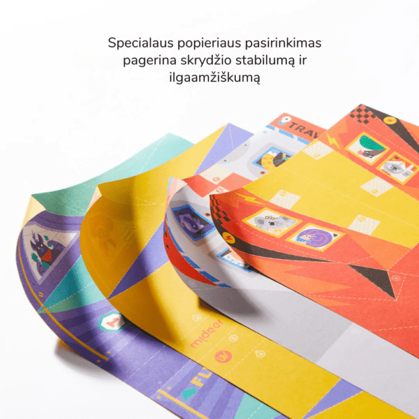 Mideer Popieriaus rankdarbių rinkinys – Lėktuvėliai - Uogų kopos