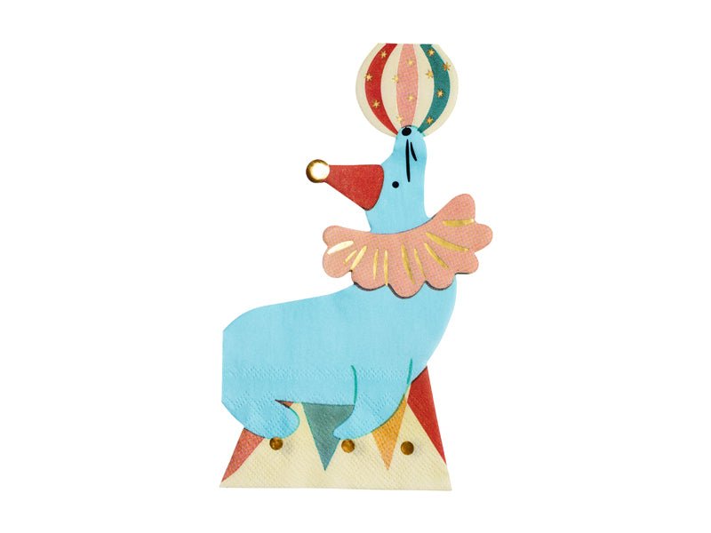 PartyDeco Popierinės servetėlės „Cirkas“, 11 x 17 cm - Uogų kopos