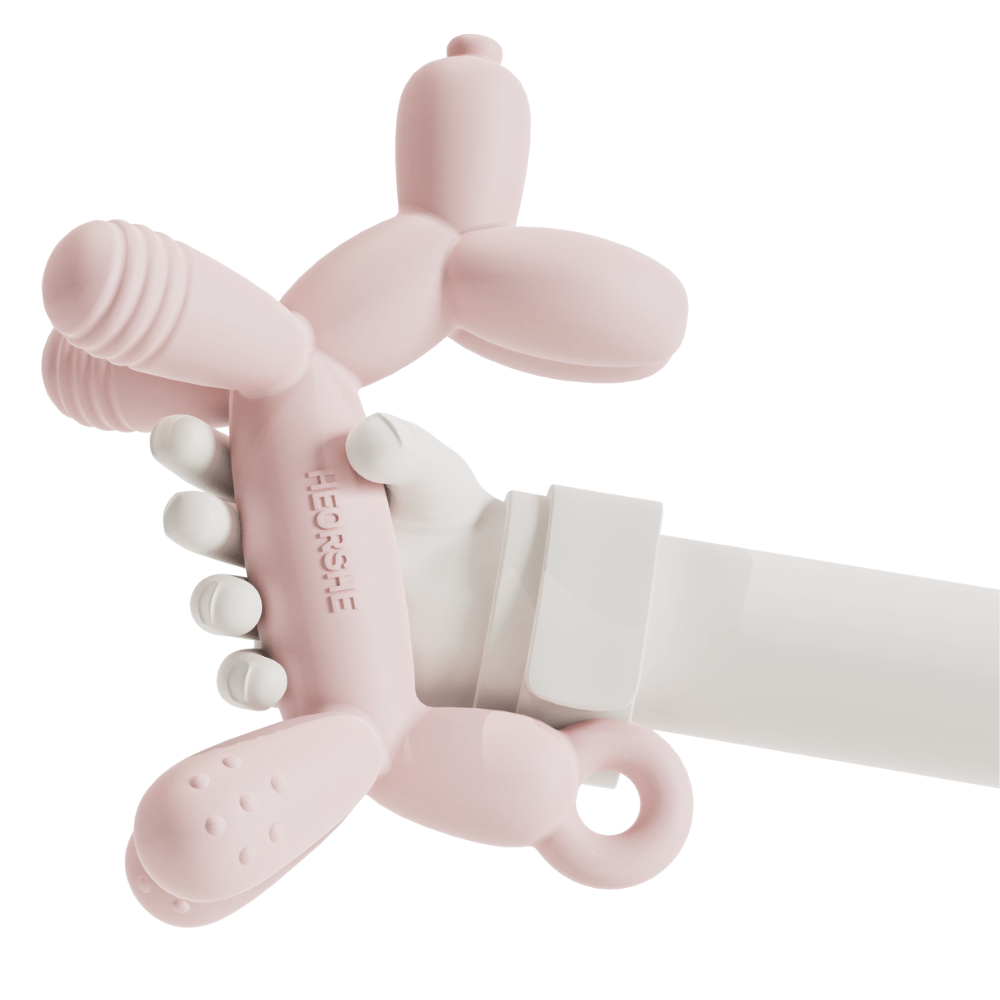 HEORSHE Puppy silikoninis kramtukas - Rožinė - Uogų kopos