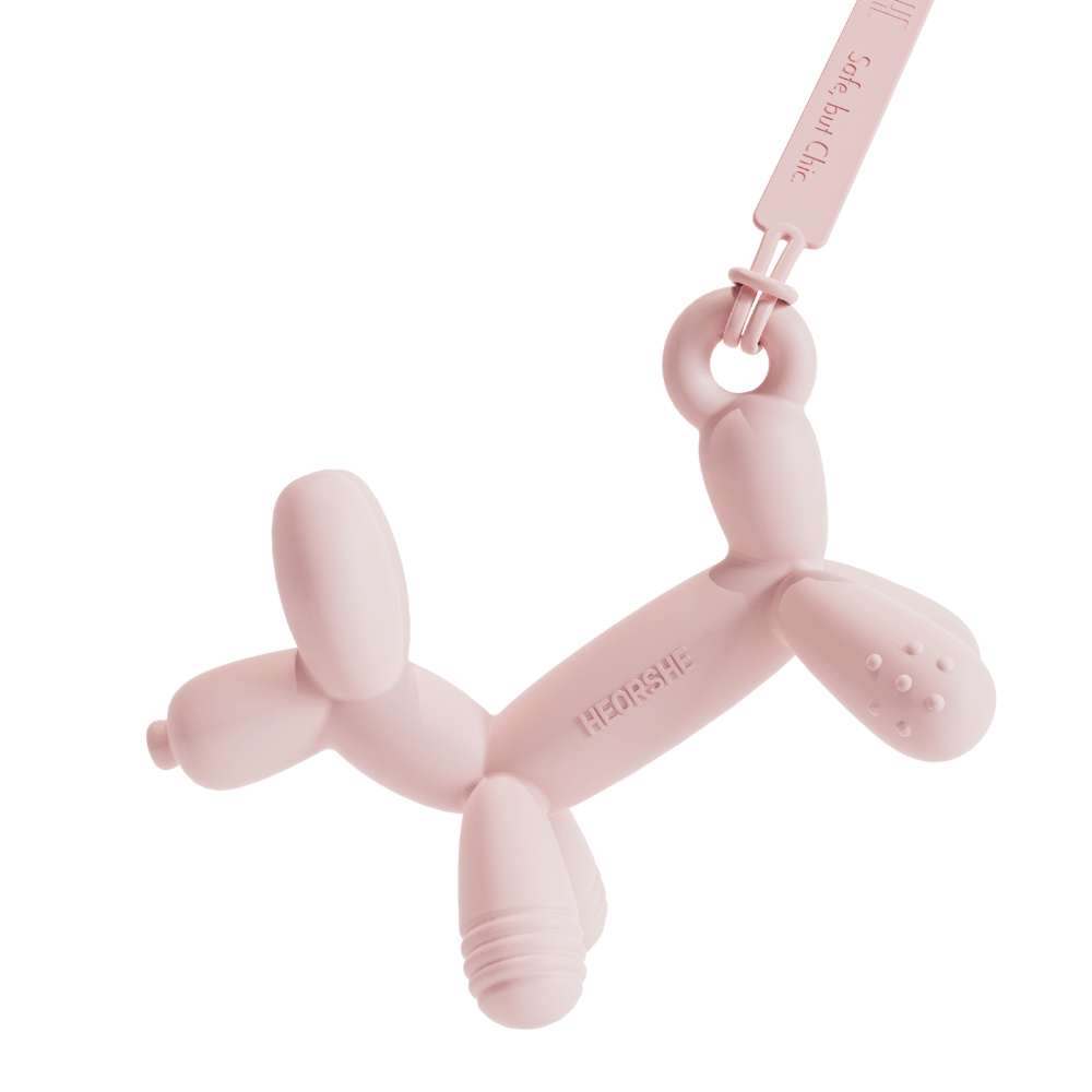 HEORSHE Puppy silikoninis kramtukas - Rožinė - Uogų kopos