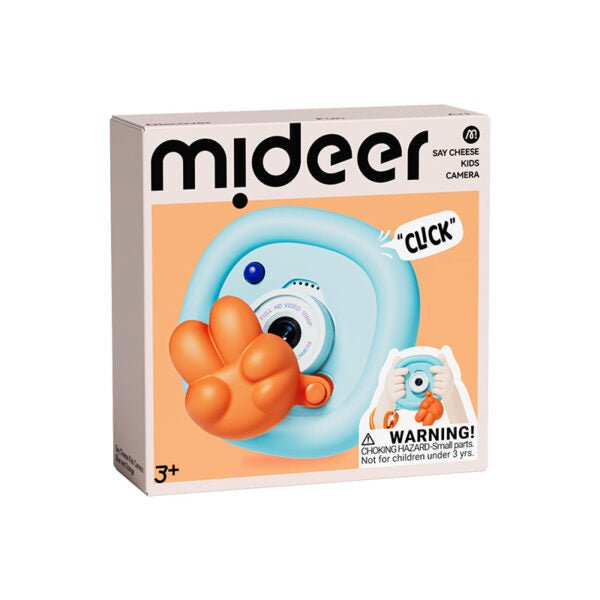 Mideer „Say Cheese" vaikiška kamera – Blue/Orange - Uogų kopos