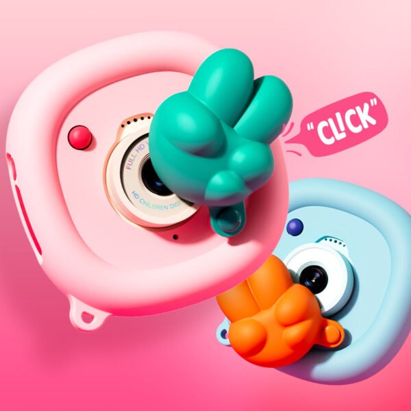 Mideer „Say Cheese" vaikiška kamera – Blue/Orange - Uogų kopos