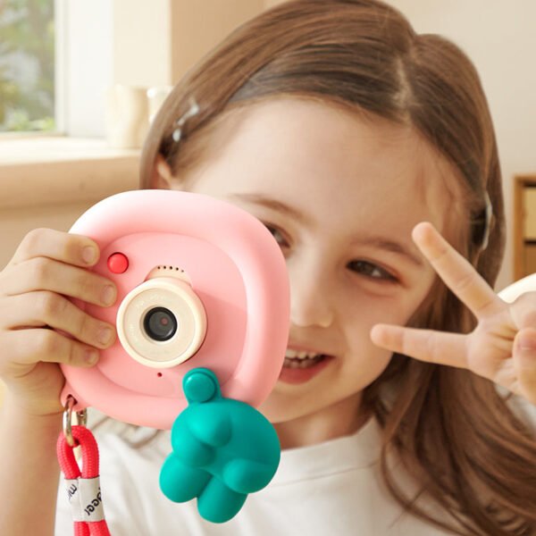 Mideer „Say Cheese" vaikiška kamera – Pink/Green - Uogų kopos