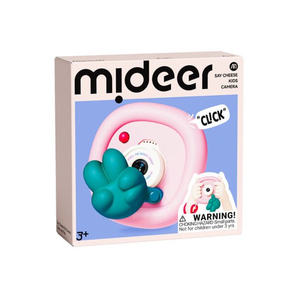 Mideer „Say Cheese" vaikiška kamera – Pink/Green - Uogų kopos